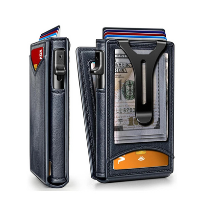 Dunne Aluminium Portemonnee met RFID Bescherming