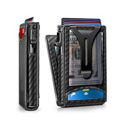 Dunne Aluminium Portemonnee met RFID Bescherming