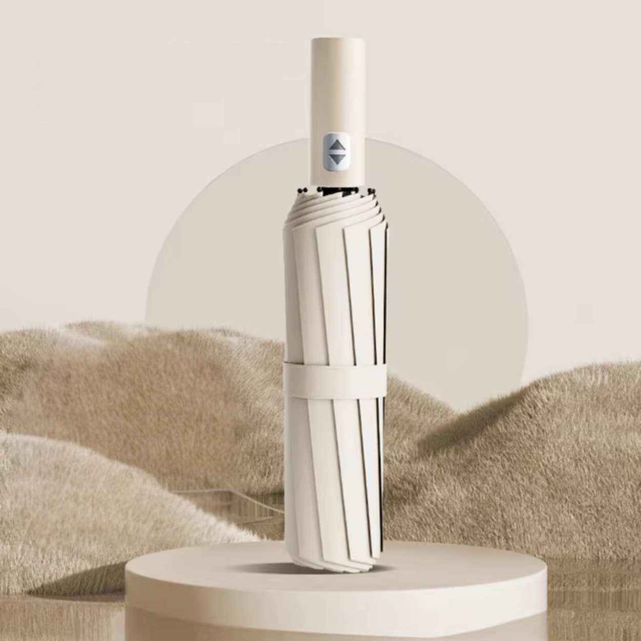 Waterdichte compacte paraplu met UV-bescherming