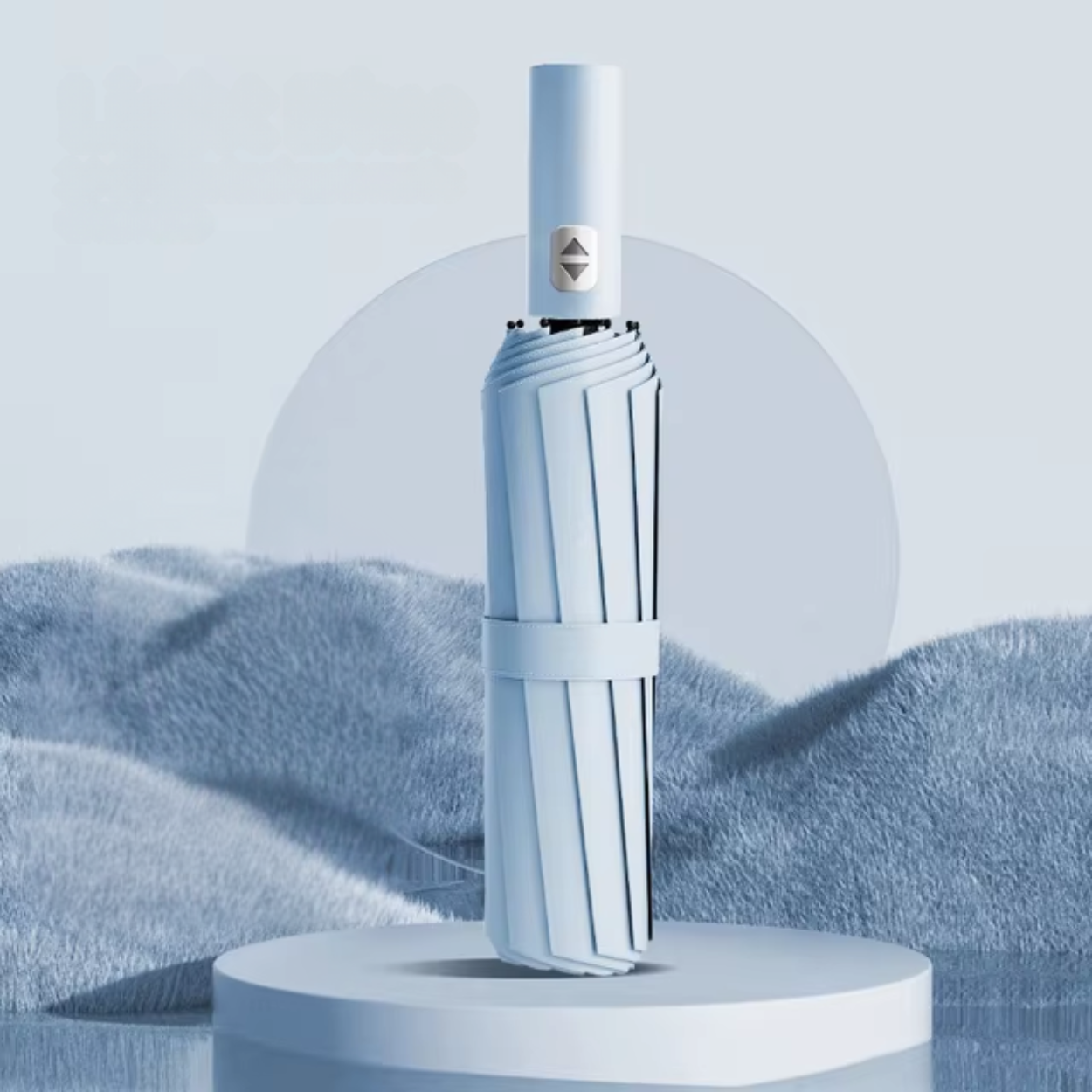 Waterdichte compacte paraplu met UV-bescherming