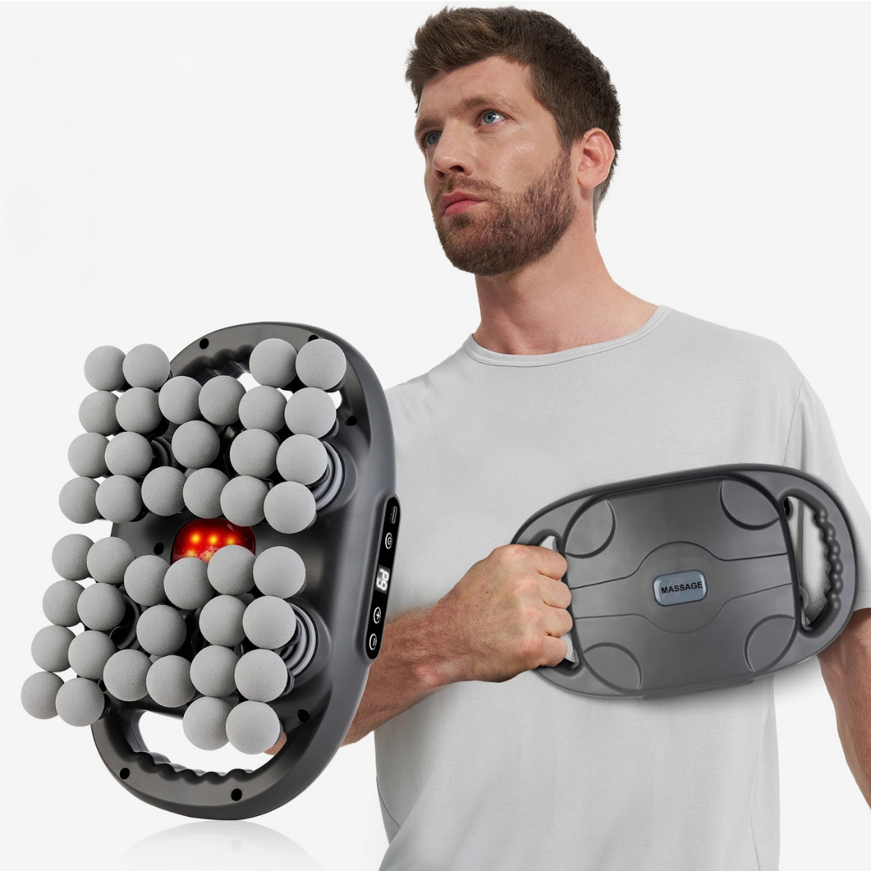 Krachtig Professioneel Spiermassagepistool met 6 Verstelbare Koppen