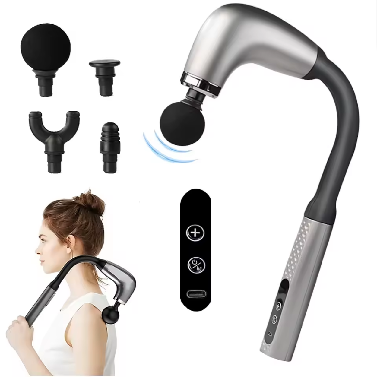 Professioneel Massagepistool met Ergonomische Handgreep