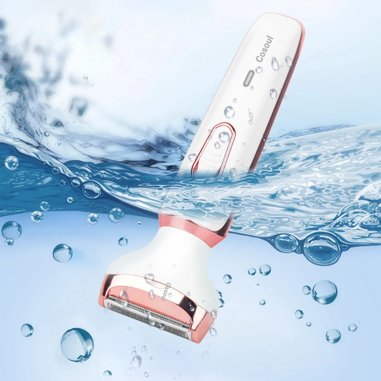 Elektrisch Scheerapparaat 4-in-1 met Kam en Trimmer