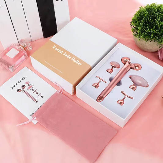 Rouleau Visage Massant Anti-Âge 5 en 1 - Marcherelle