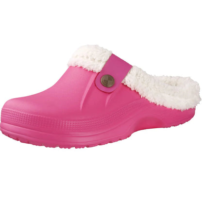Warme, antislip bontpantoffels voor dames en heren