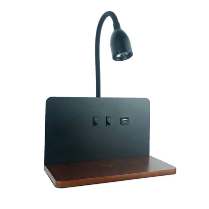 LED-wandlamp met USB-stopcontact