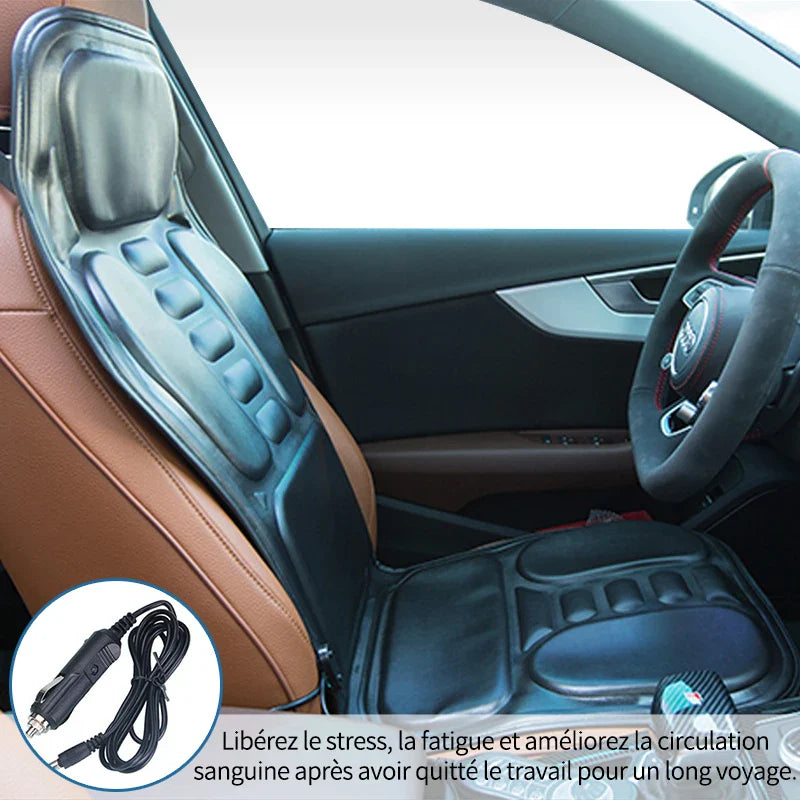 Comfortabel Kunstleren Verwarmd en Masserend Stoelkussen