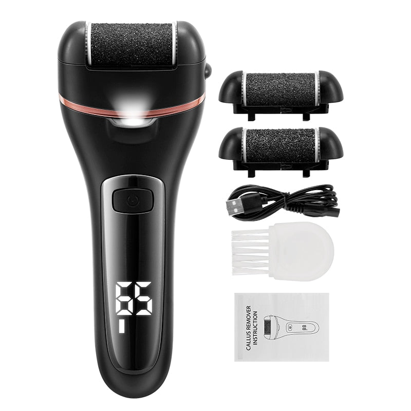 Elektrisch voetenscheermes tegen eeltvorming