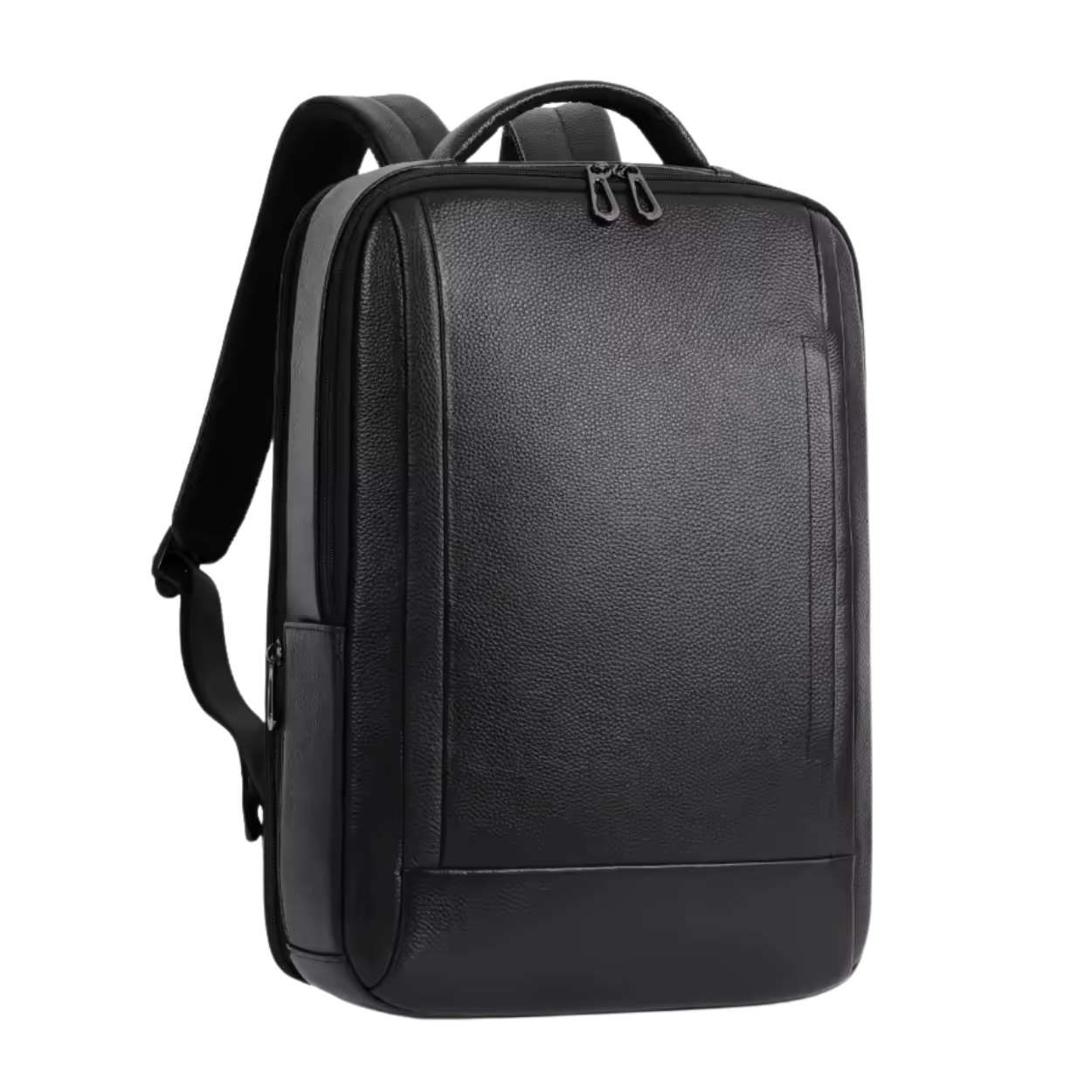 Retro Leren Laptop Rugzak met USB Aansluiting