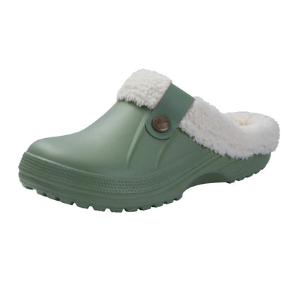 Warme, antislip bontpantoffels voor dames en heren