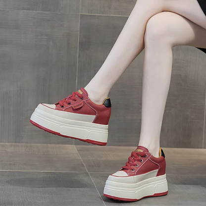 Dames Platte Platform Verhogende Schoenen 9 cm voor Moderne Vrouwen