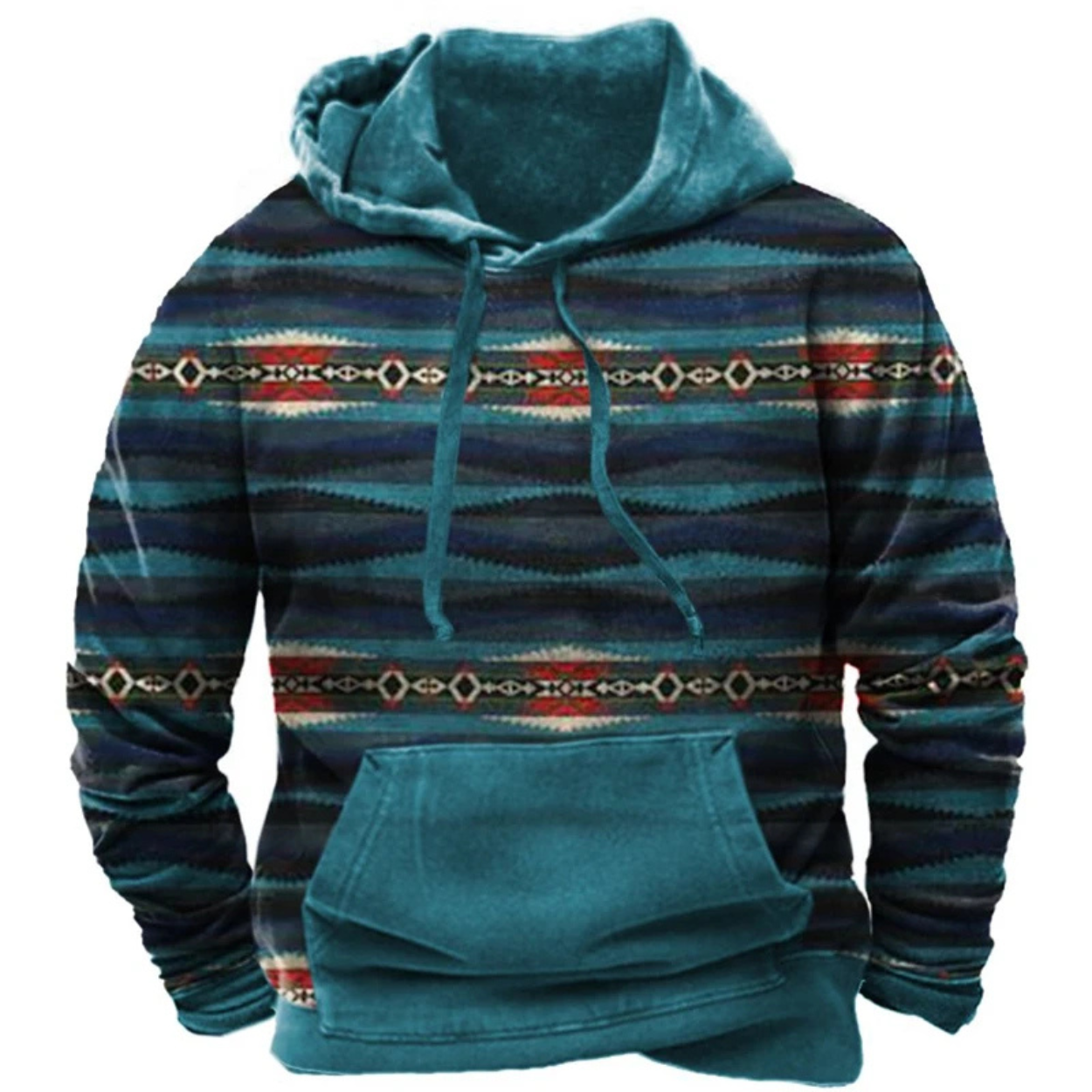 Comfortabele streetwear hoodie met kleurrijke print