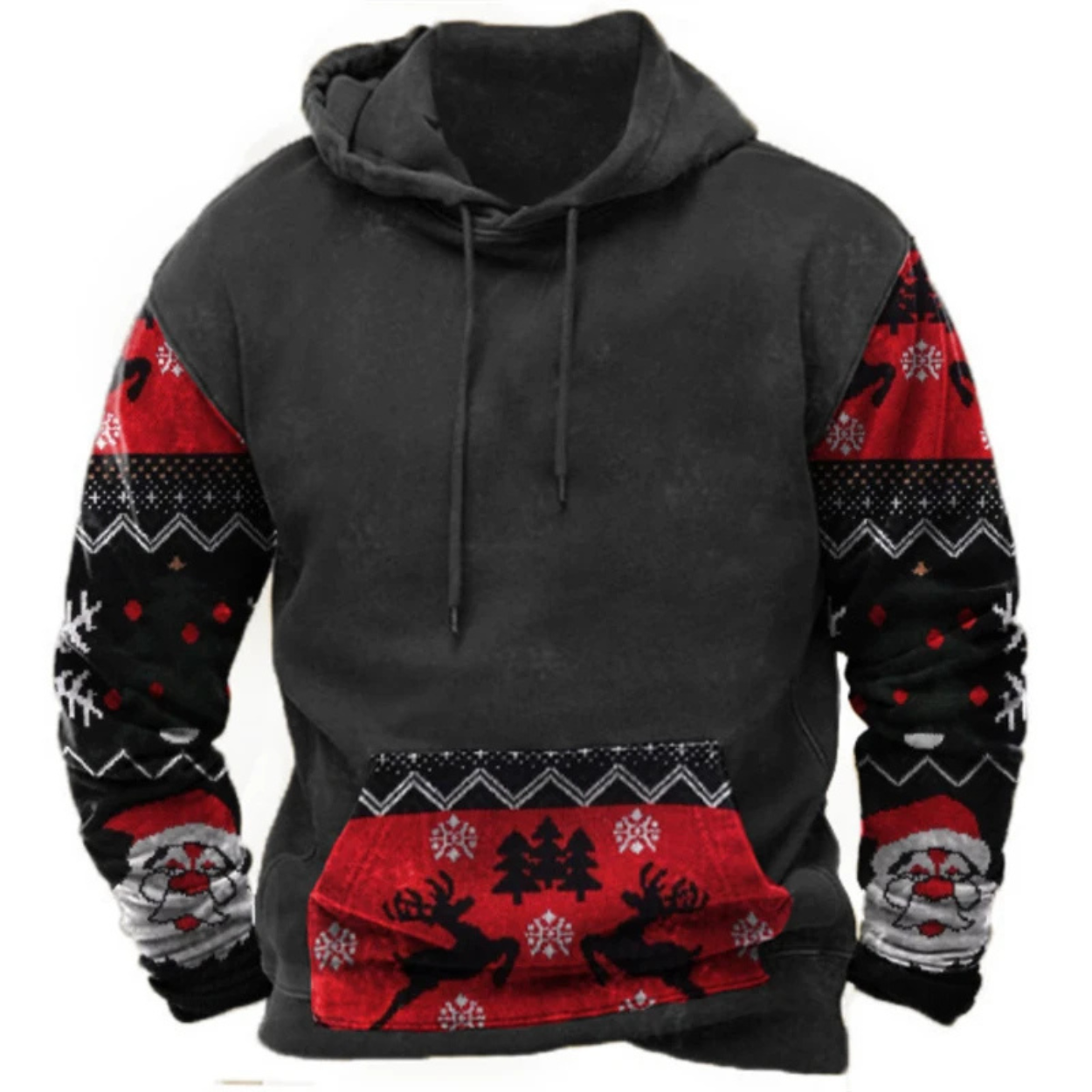 Comfortabele streetwear hoodie met kleurrijke print