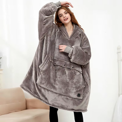 Elektrische verwarmde hoodie met USB-verwarming