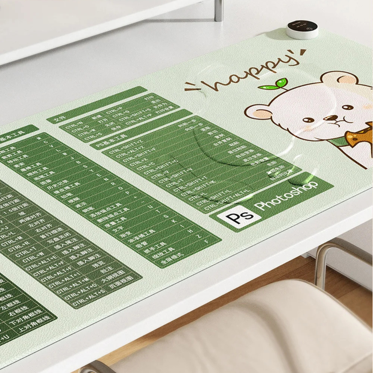 Elektrisch Verwarmde Muismat voor op Kantoor