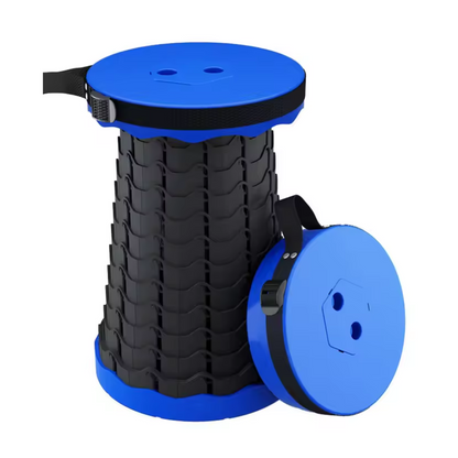 Inklapbare en in hoogte verstelbare kruk