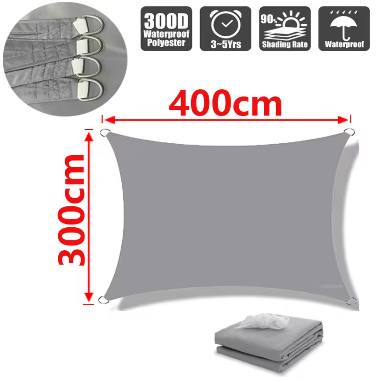 Waterbestendige Polyester Schaduwdoek