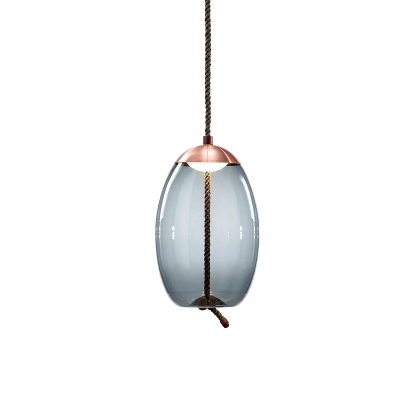 Hanglamp van Roze Hennep Goud