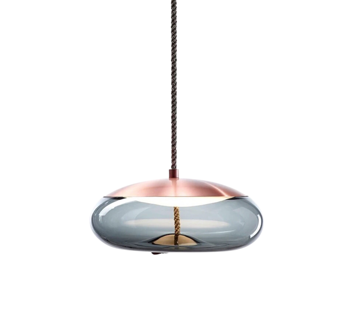 Hanglamp van Roze Hennep Goud