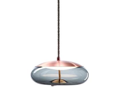 Hanglamp van Roze Hennep Goud