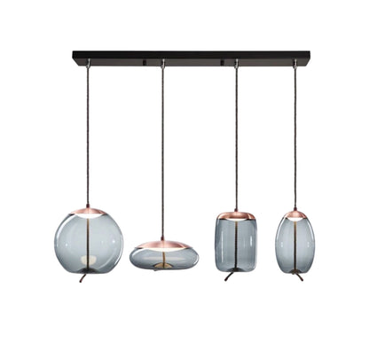 Hanglamp van Roze Hennep Goud