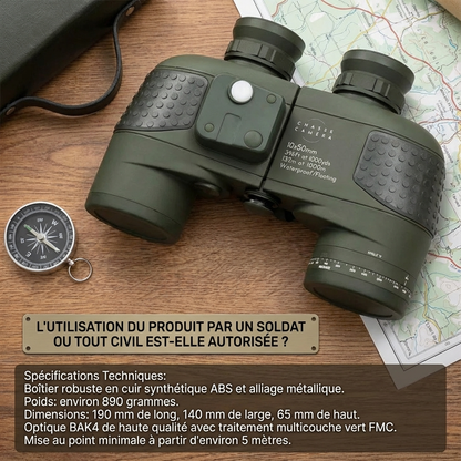 Marcherelle™ – Militaire verrekijkers 10x50 met heldere en stabiele kijkervaring