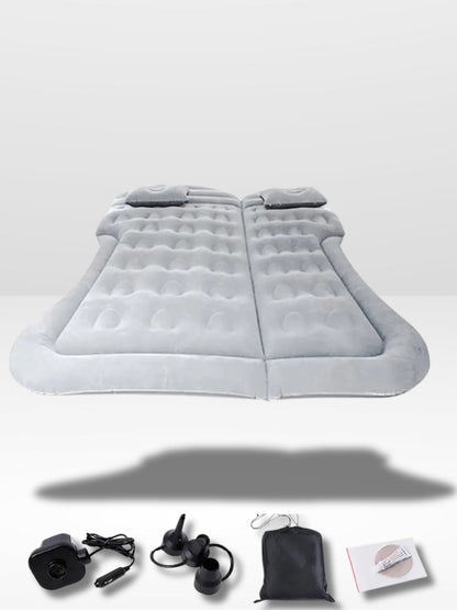 Grijs en Comfortabel Opblaasbaar Auto Matras