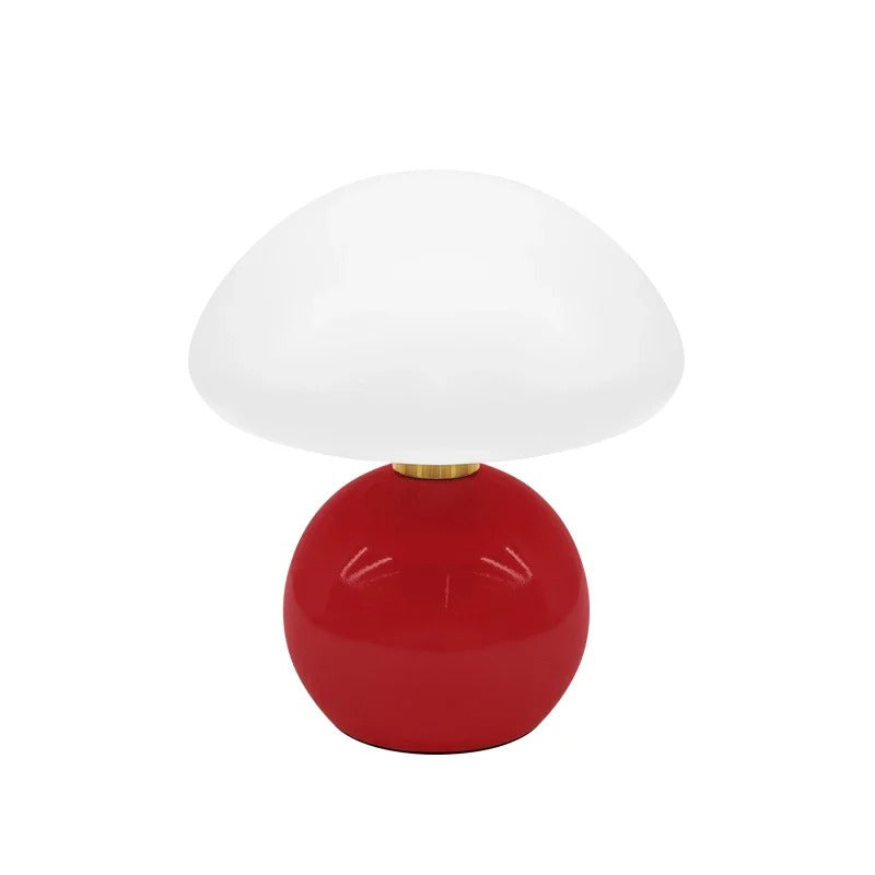 Elegante glazen nachtlamp