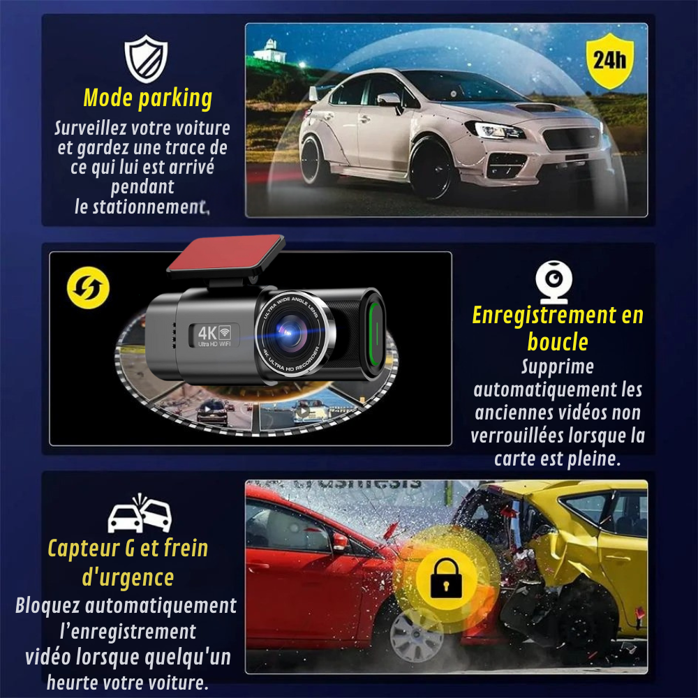 4K Full HD Autocamera met Continue Opname