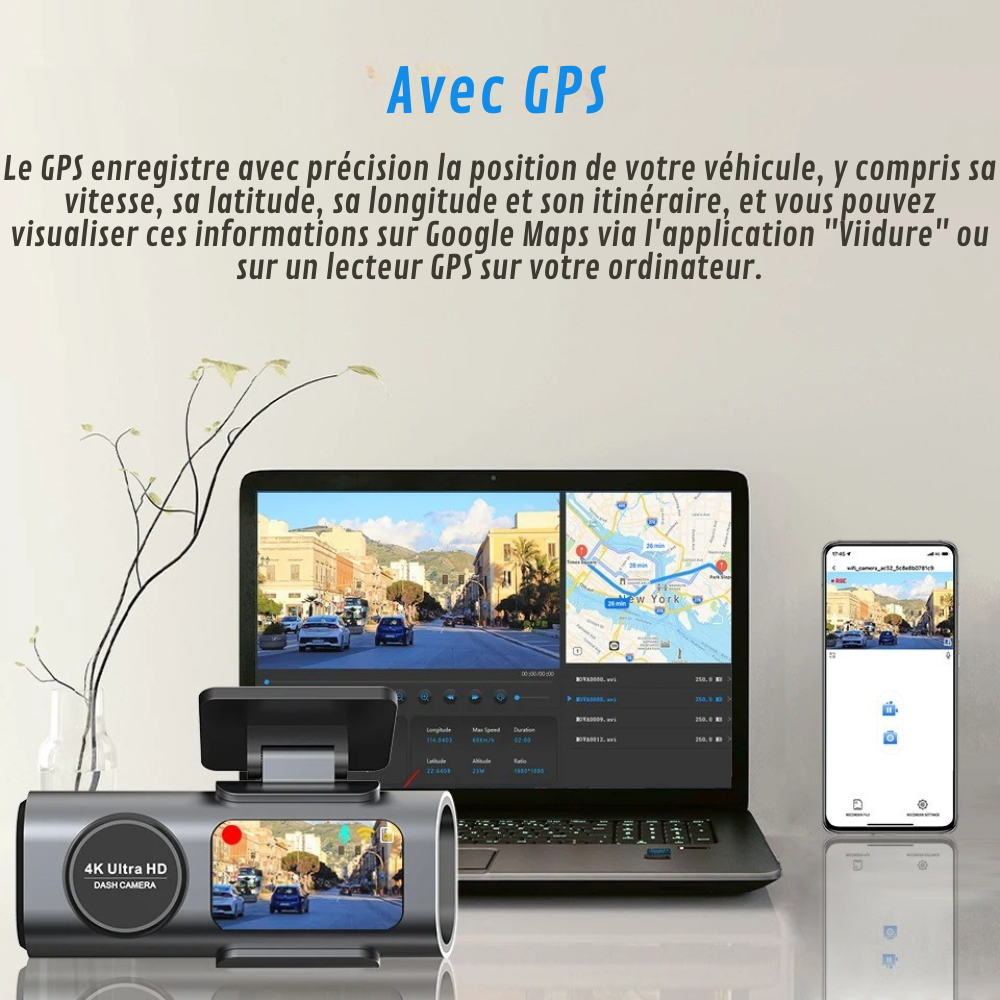 4K Full HD Autocamera met Continue Opname