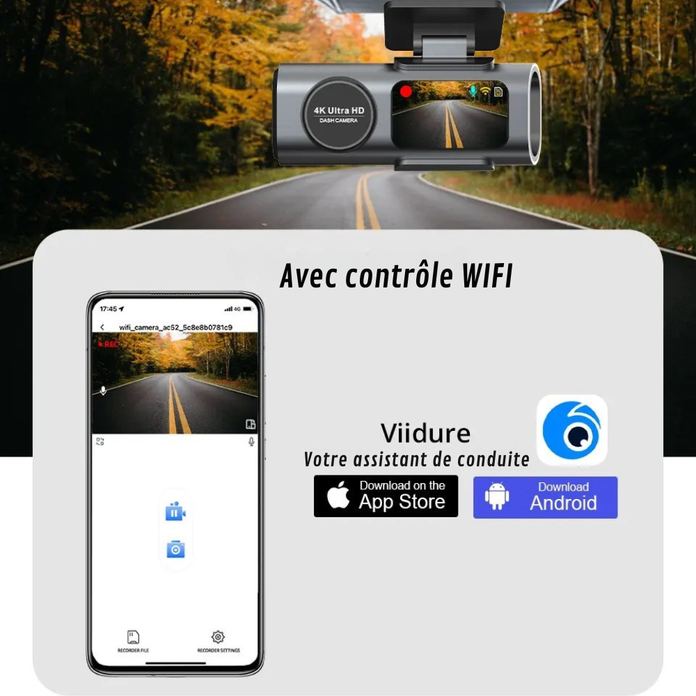 4K Full HD Autocamera met Continue Opname