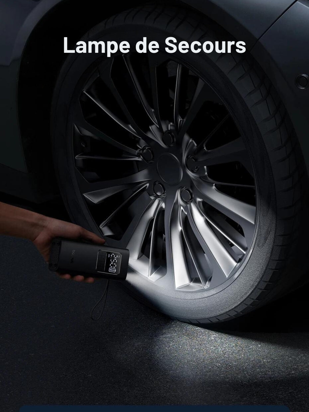 Draadloze Draagbare Bandenpomp voor Auto