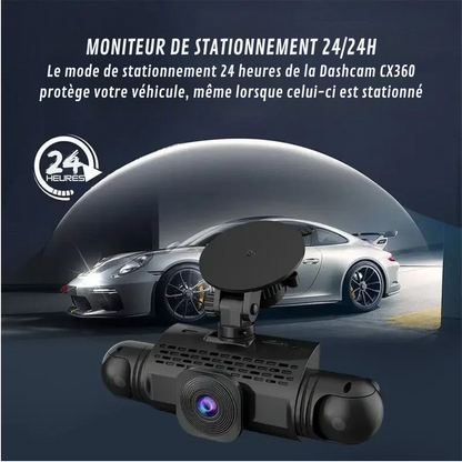 360° Dashboardcamera voor Auto met Video-opname
