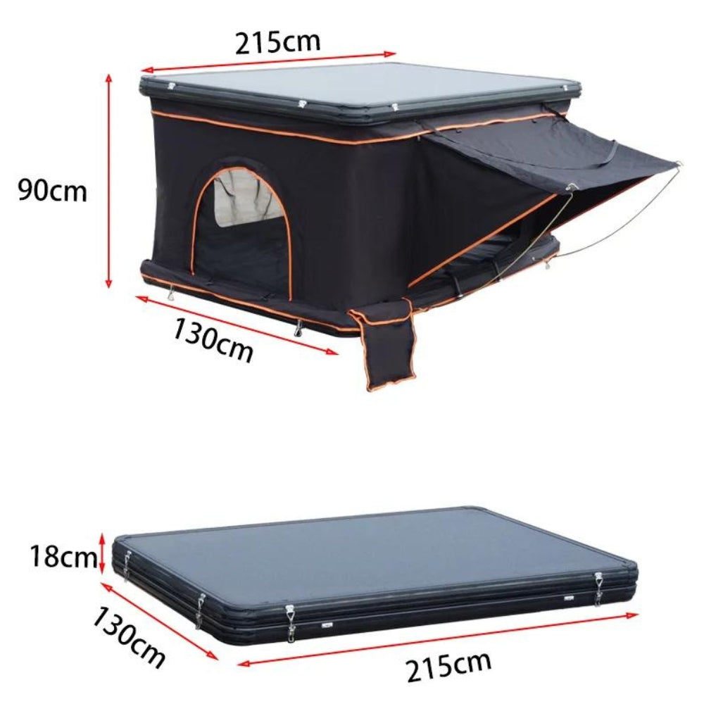 Lichte en Compacte Aluminium Tent voor op het Dak