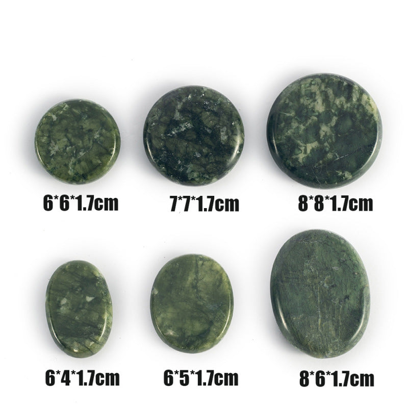Warme Massagestenen van Natuurlijke Jade