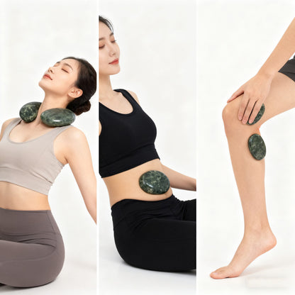Warme Massagestenen van Natuurlijke Jade