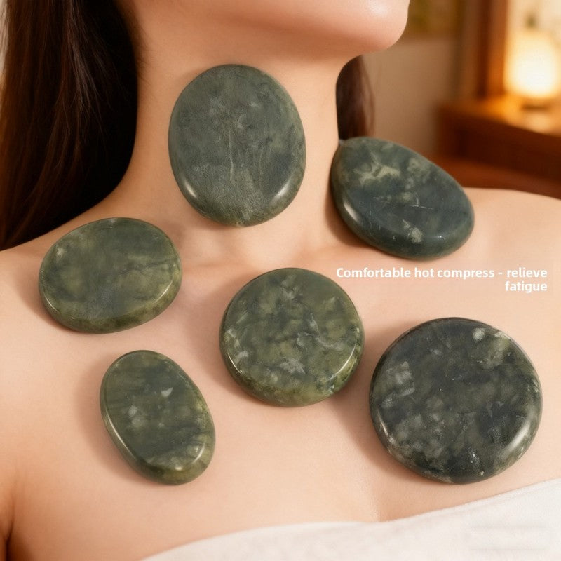 Warme Massagestenen van Natuurlijke Jade