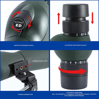 Marcherelle™ – Monoculair Zoom 15–45× Voor Helder Waarnemen