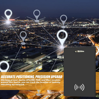 Marcherelle™ – Oplaadbare Portefeuille Volgkaart, Compatibel met Apple Zoek Mijn