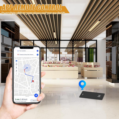 Marcherelle™ – Oplaadbare Portefeuille Volgkaart, Compatibel met Apple Zoek Mijn