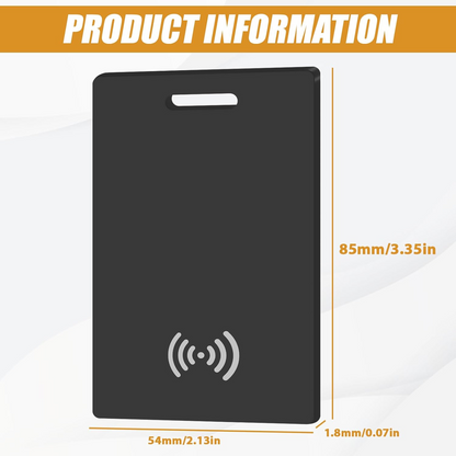 Marcherelle™ – Oplaadbare Portefeuille Volgkaart, Compatibel met Apple Zoek Mijn