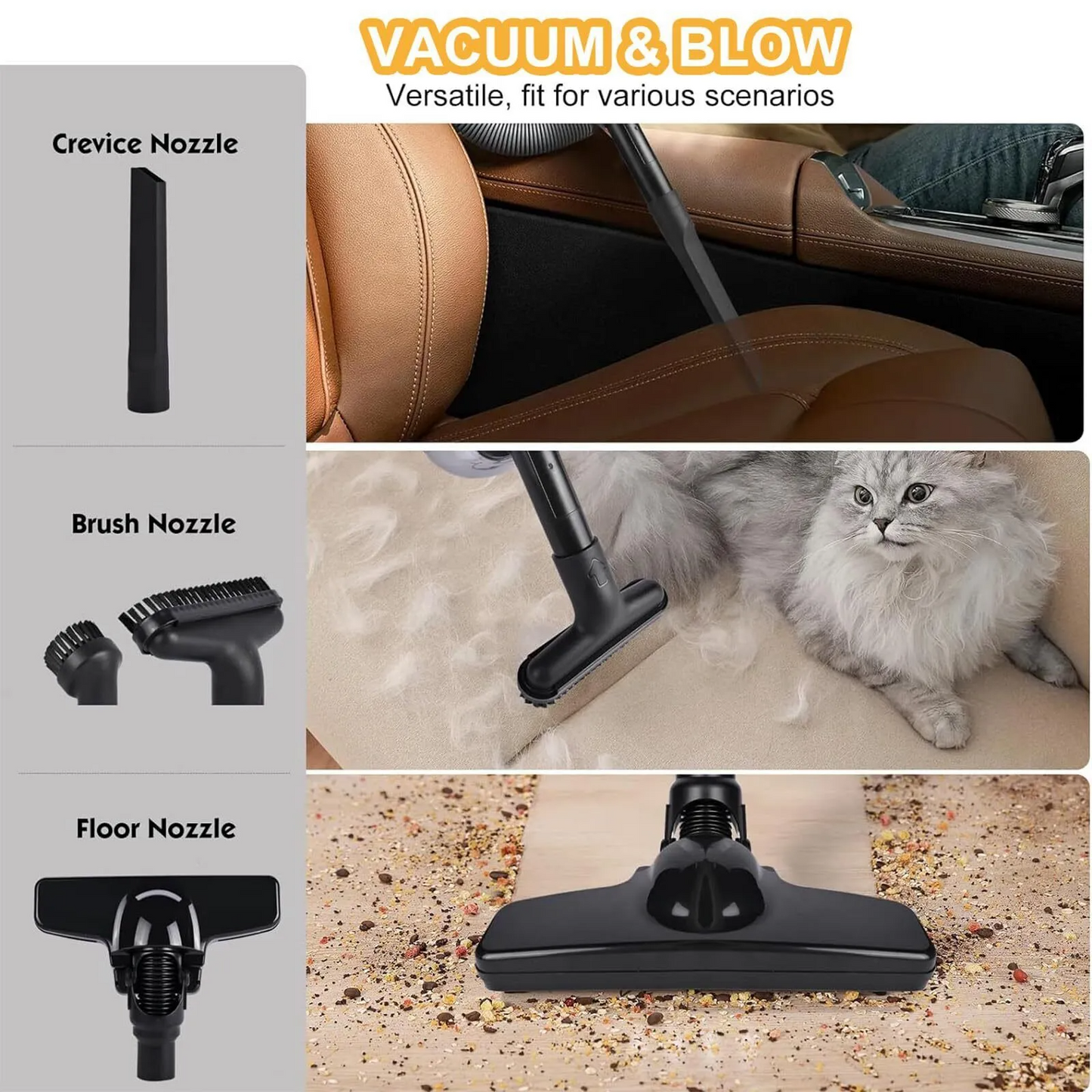 Marcherelle™ – Krachtige Snoerloze Stofzuiger Voor Veelzijdige Reiniging