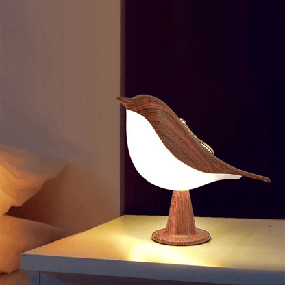 Elegante tafellamp vogelontwerp