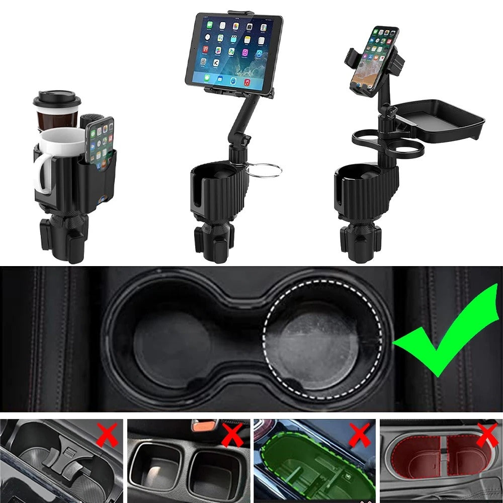 Telefoonhouder voor Auto met Handige Bekerhouder