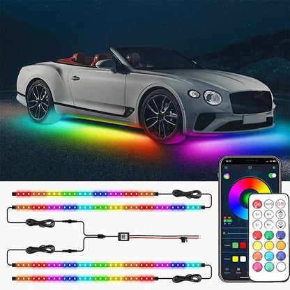 Futuristisch Design LED Onder Auto Lamp