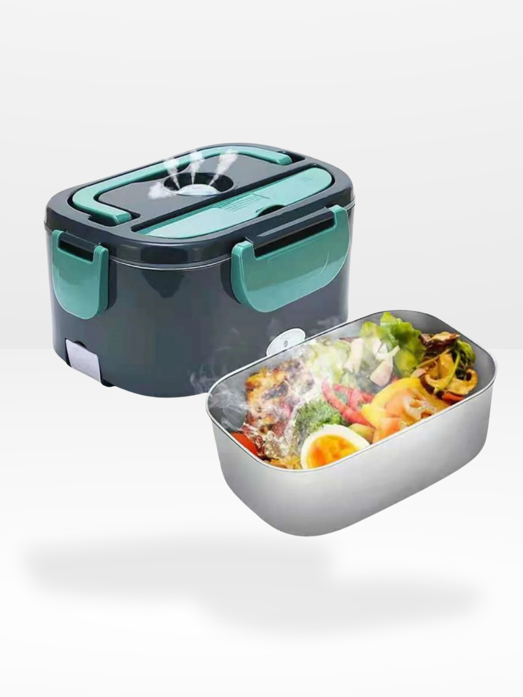 Verwarmde Lunchbox met Thermosfles voor Warme Maaltijden