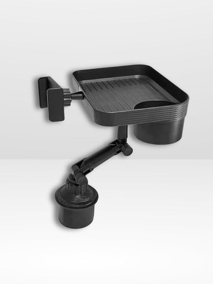 360° Draaibaar Autoplateau met Telefoonhouder en Bekerhouder
