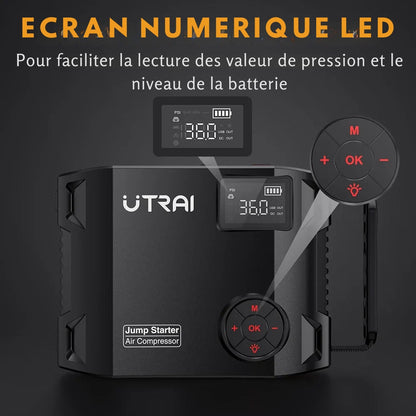 4-in-1 Compacte en Handige Bandenpomp