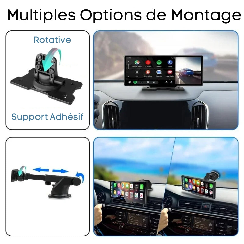 CarPlay Navigatiescherm met Ingebouwde Achteruitrijcamera