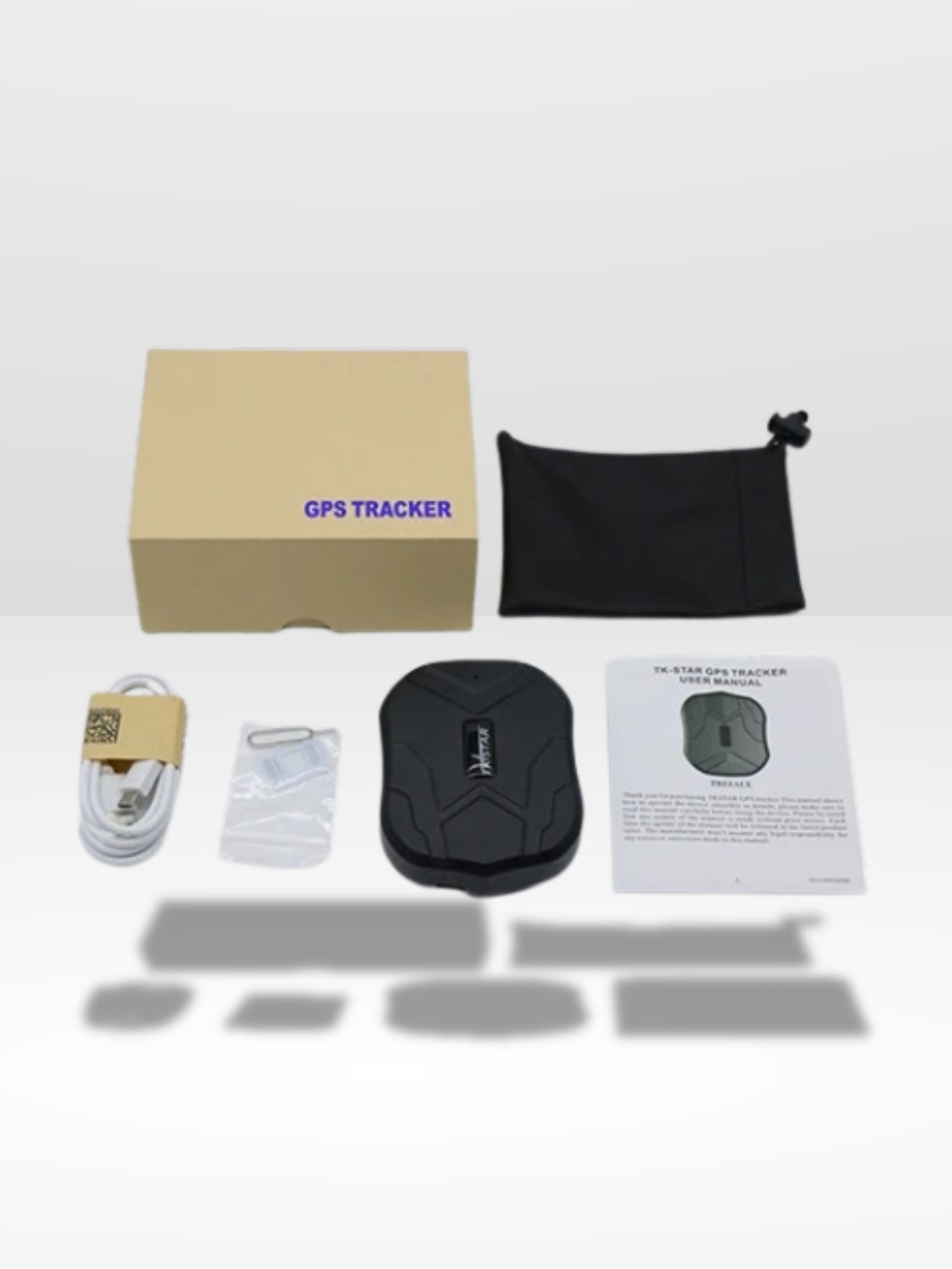 Discrete en Waterdichte 4G GPS Tracker voor Auto
